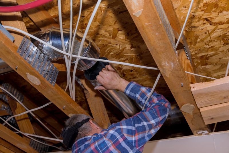Ceiling Heat Installation